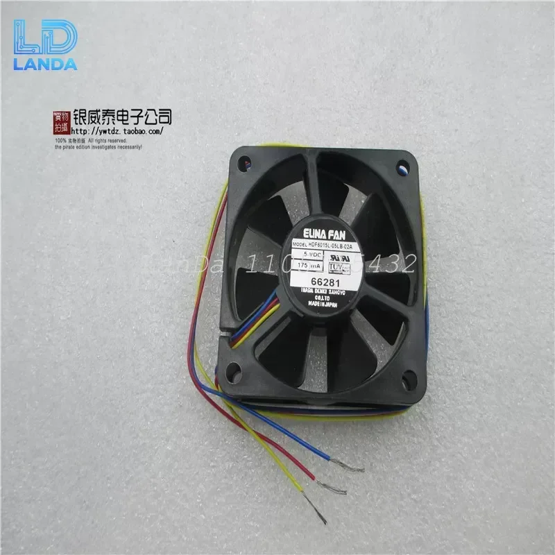 for HDF6015L-05LB-02A 5V 175mA 6015 6CM Notebook Modified Silent Fan