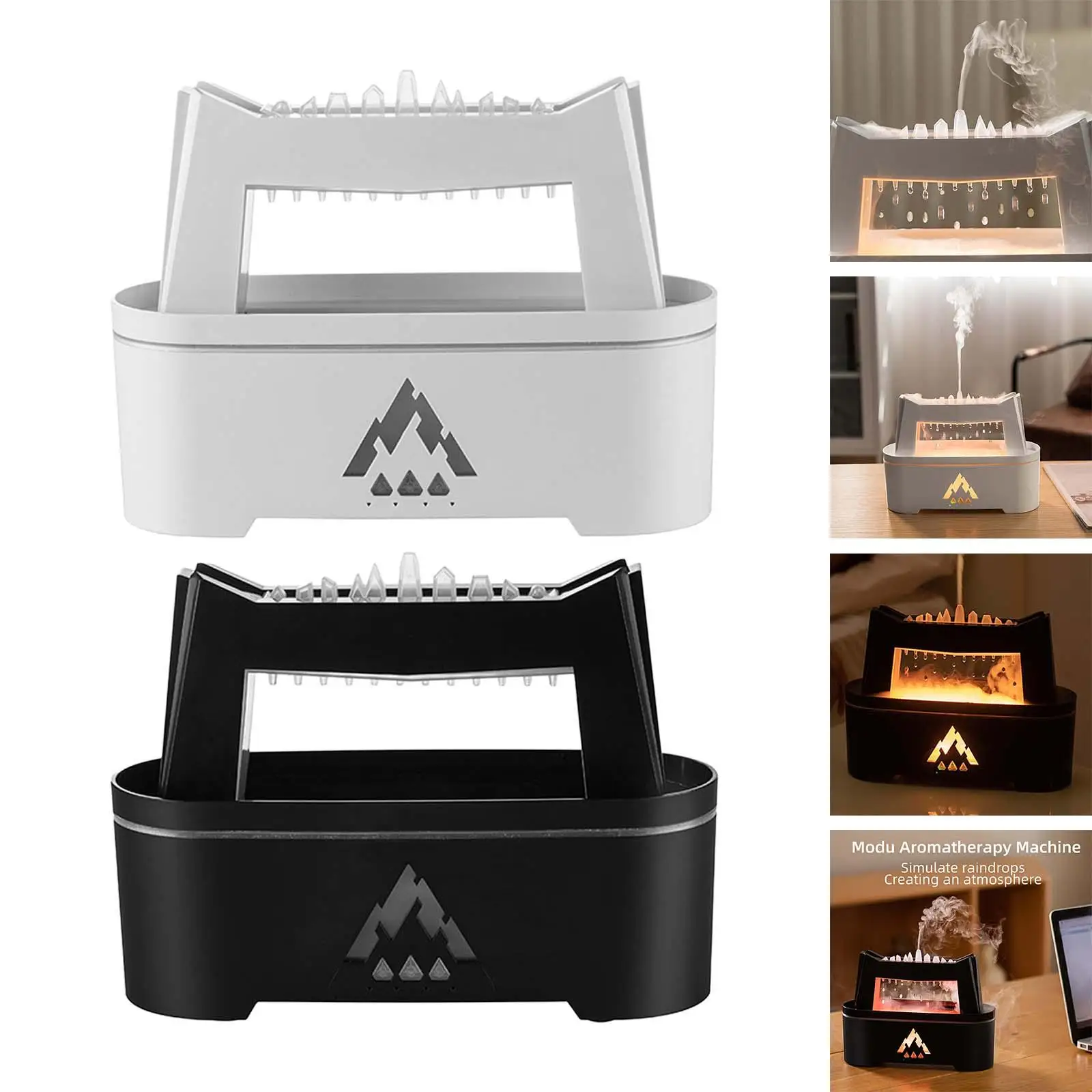 Essential Oil Diffuser Raindrops Desk Humidifier Lightweight Multifunctional Portable 300ml for Office Reading Bedroom Room SPA