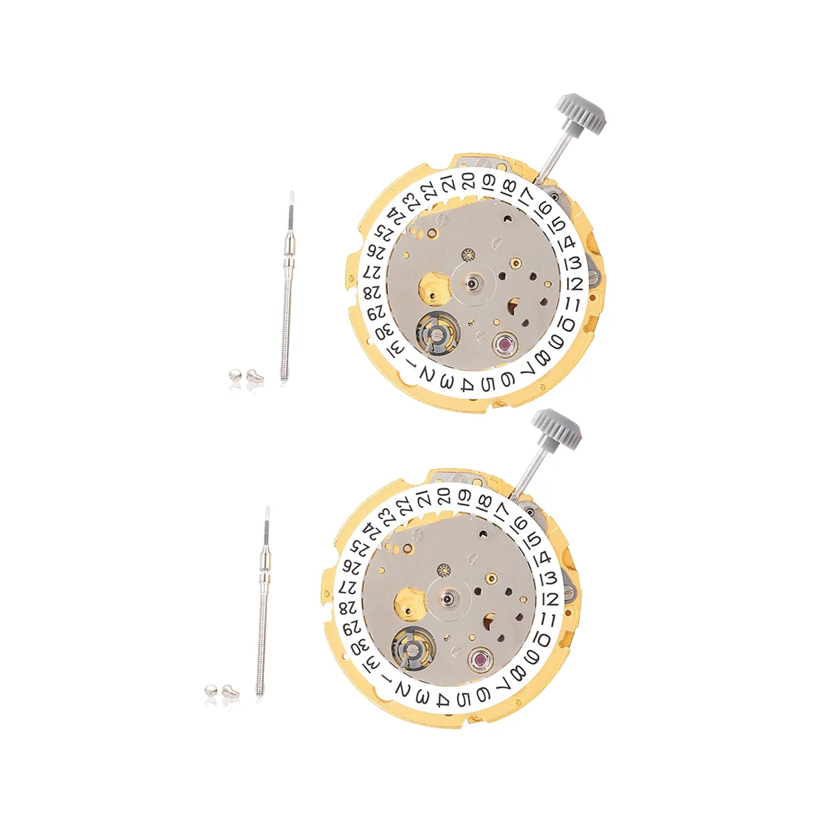 

2PCS 8200 Movement Watch Movement Automatic Mechanical Movement Gold Single Calendar Movement Watch Repair Tool Part