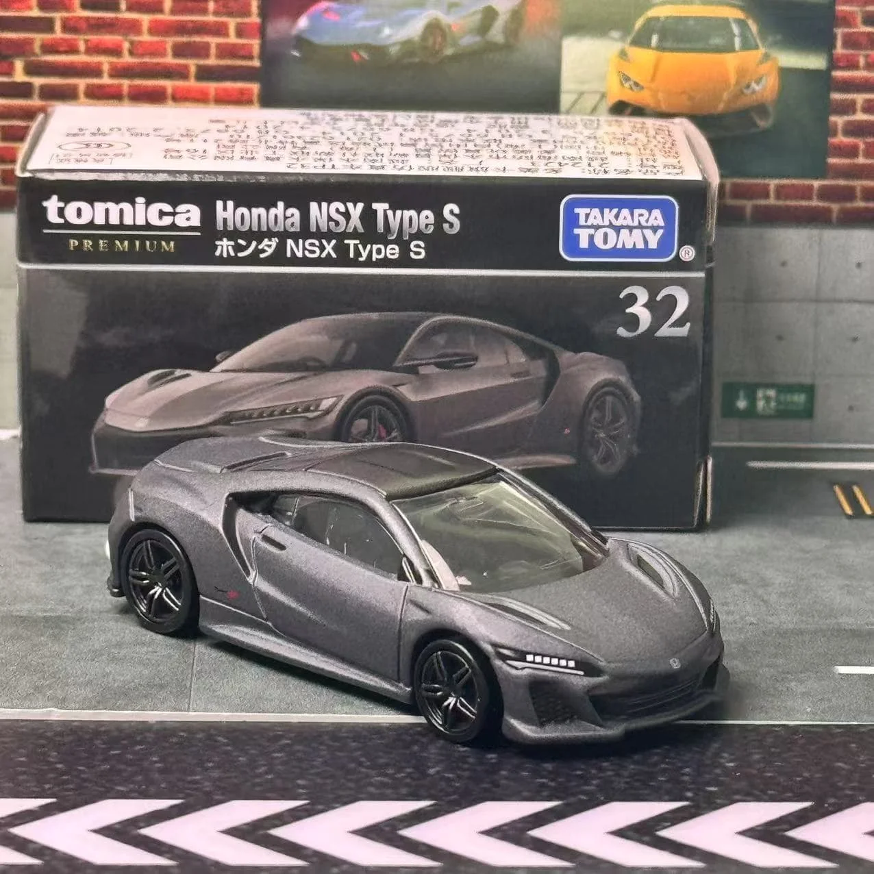 Takara Tomy Tomica Premium 32 Honda NSX Typ Odlew Statyczny Samochód Ze Stopu Metalu Modele Kolekcjonerskie Ekspozycja Zabawka Prezent dla Chłopca