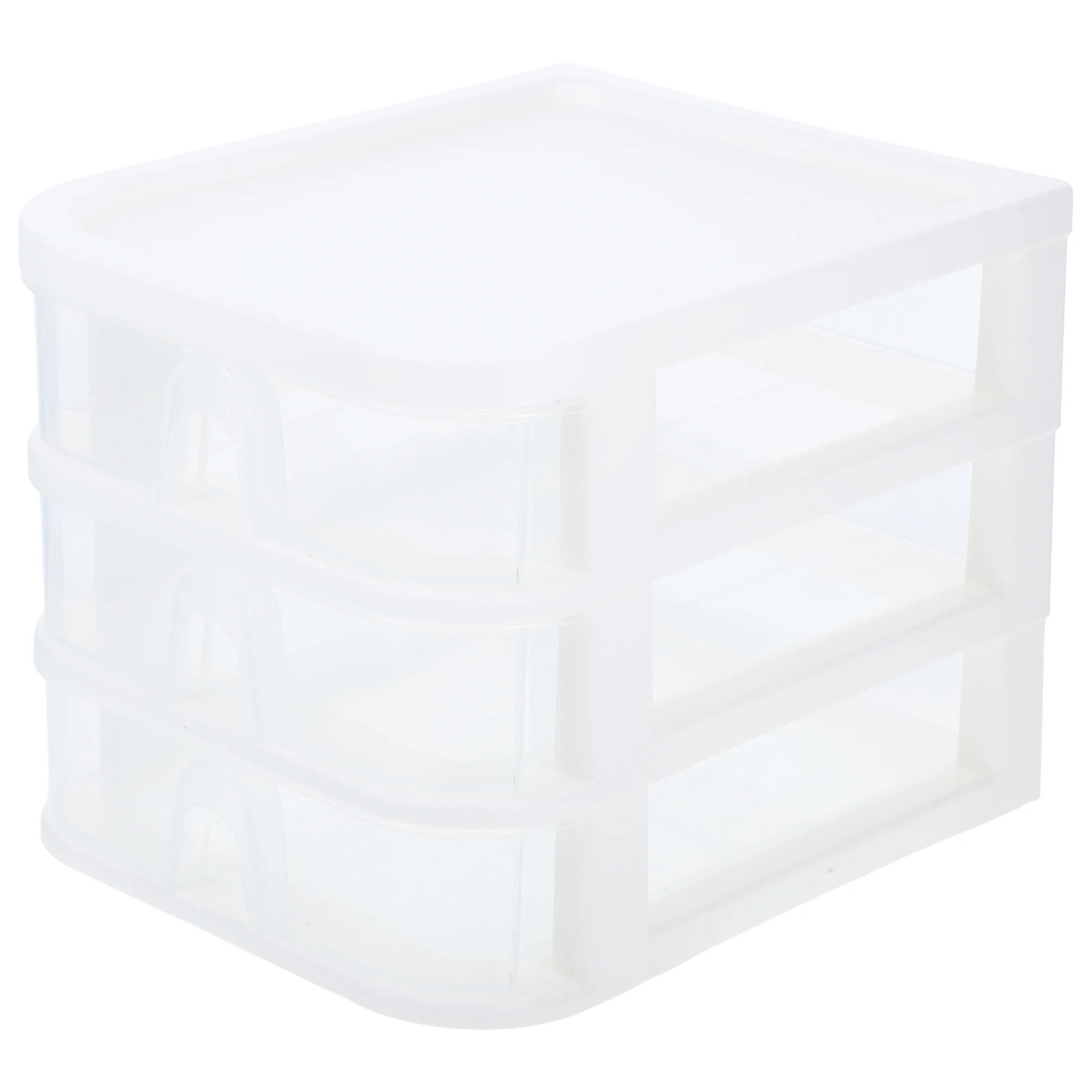 

Desktop Drawer Storage Desktop Drawer Box Organizer Smooth Operation Home Office Clear Transparent Longlasting Plastic
