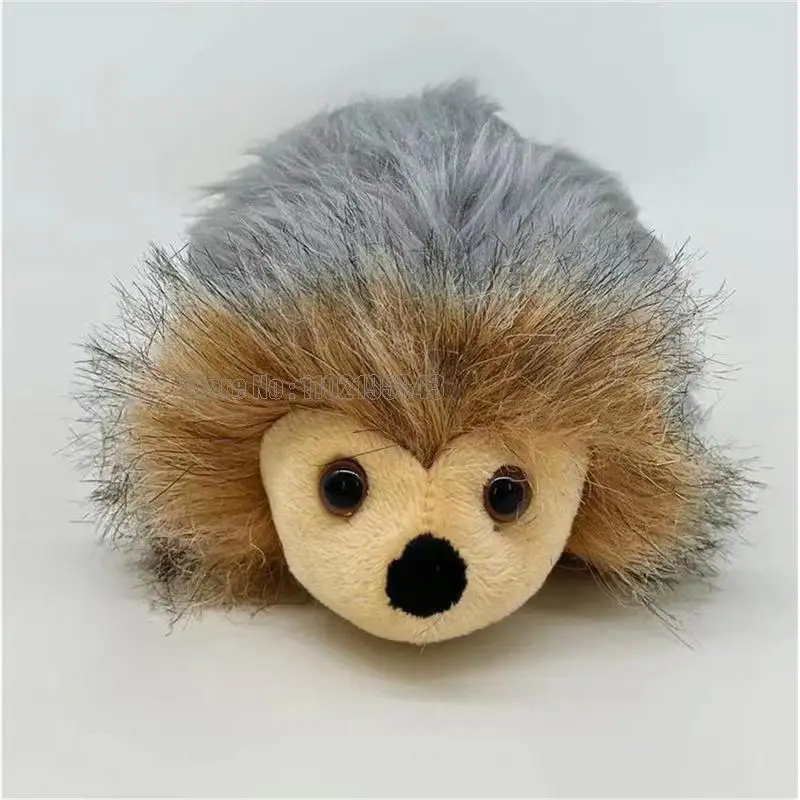 17cm Cute Lovely Soft Hedgehog Animal Doll Stuffed Plush Toy Kid Gift 15*9*10cm