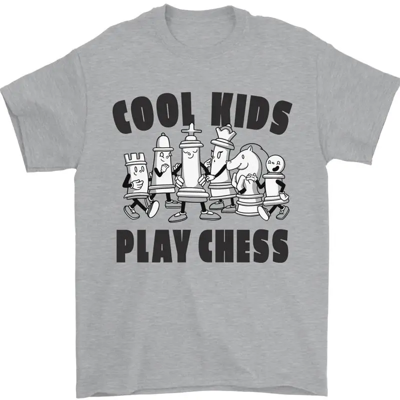 

Cool Play Chess Funny Game Player Mens T Shirt 100 Cotton