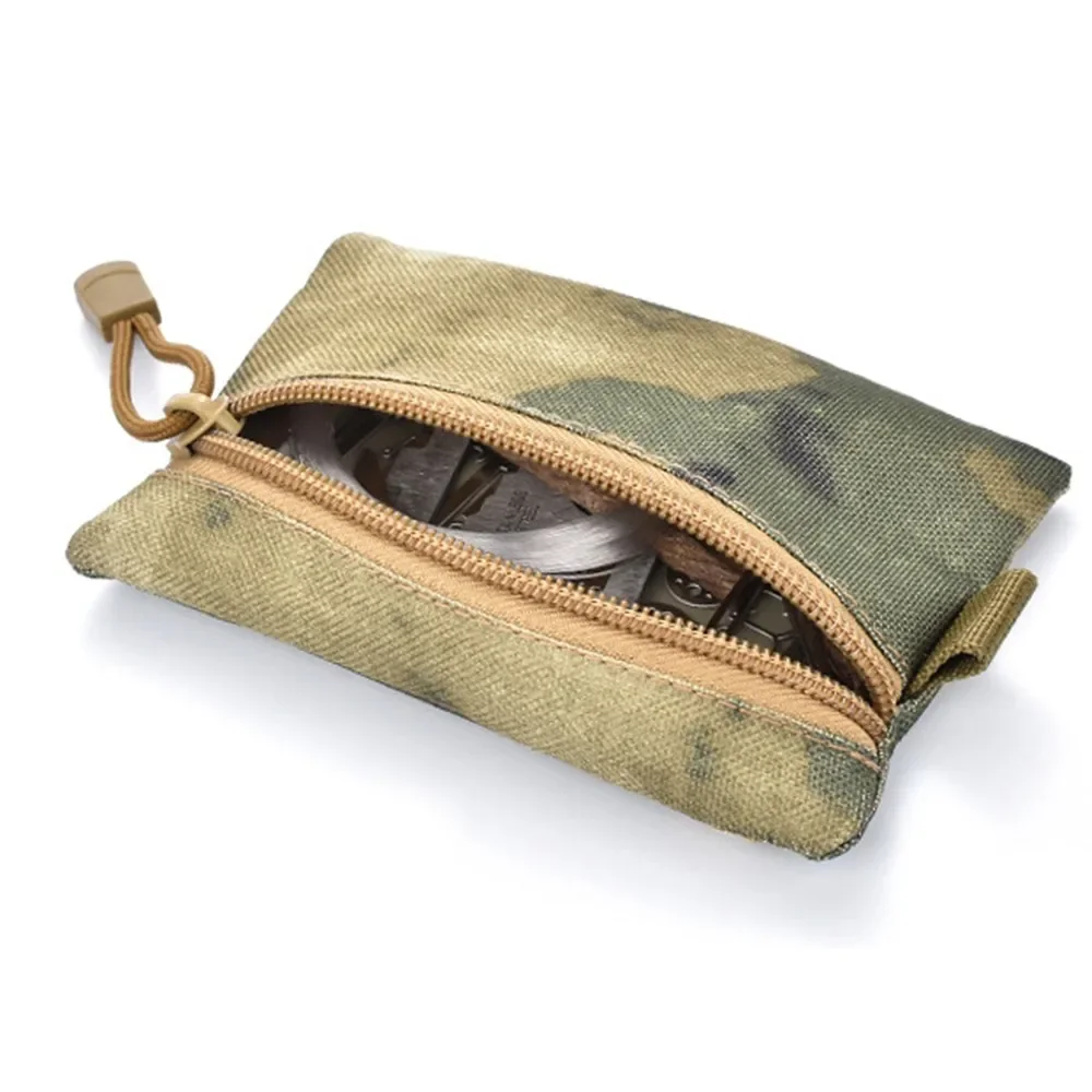 Tactical EDC Tool Bag Camouflage Multitool Pocket Mini Military Molle Pouch Key Coin Pack Hunting Accessory Bag Camping Hiking