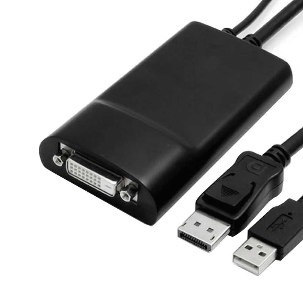 DisplayPort do DVI-D Podwójny adapter łączący 2560X1600 DP do podwójnego łącznika DVI-D Aktywny adapter kablowy DP 1.2 do DVI