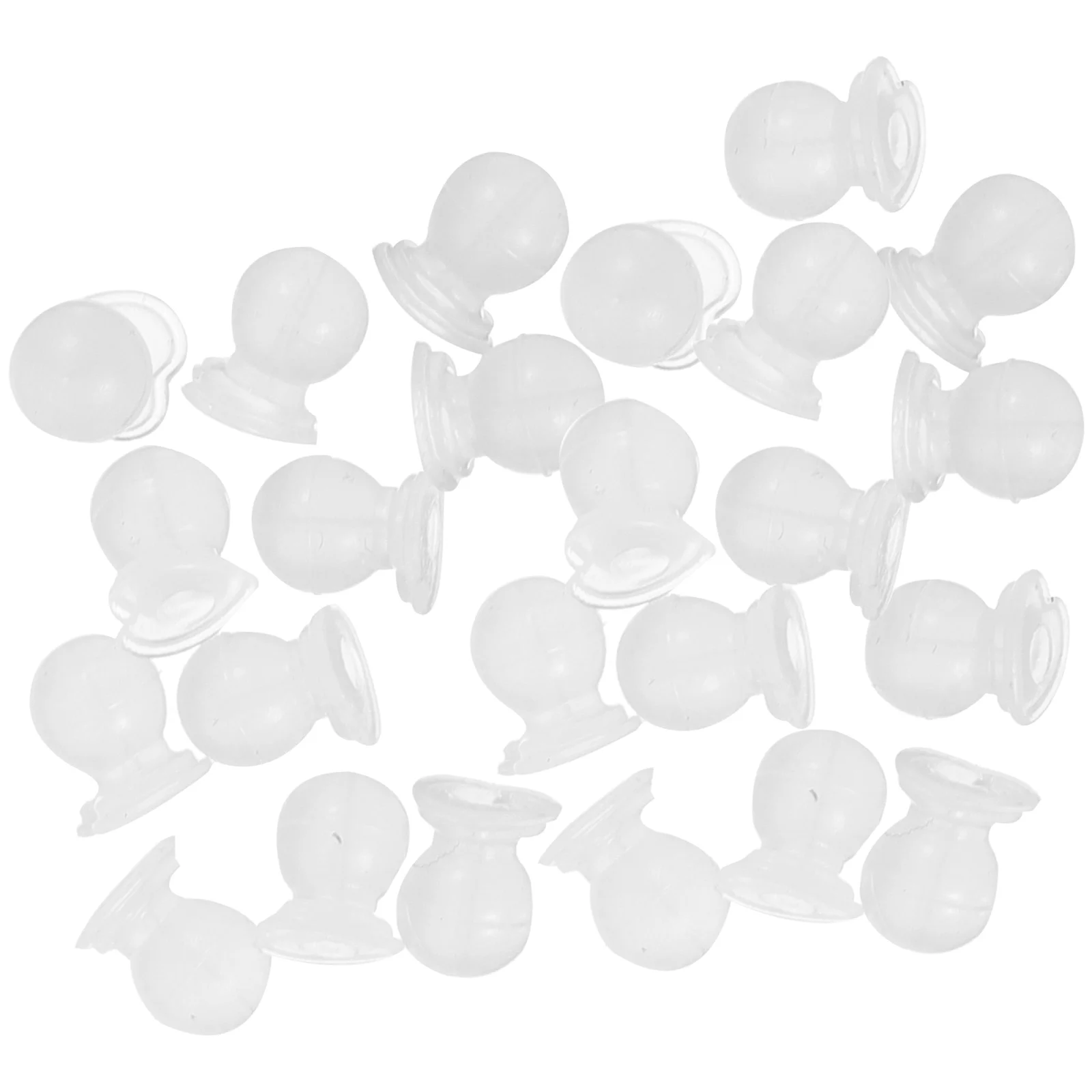 

50pcs Love Heart Silicone Earring Backs Replacement Stoppers For Women Teens Diy Jewelry Making Stud Accessories