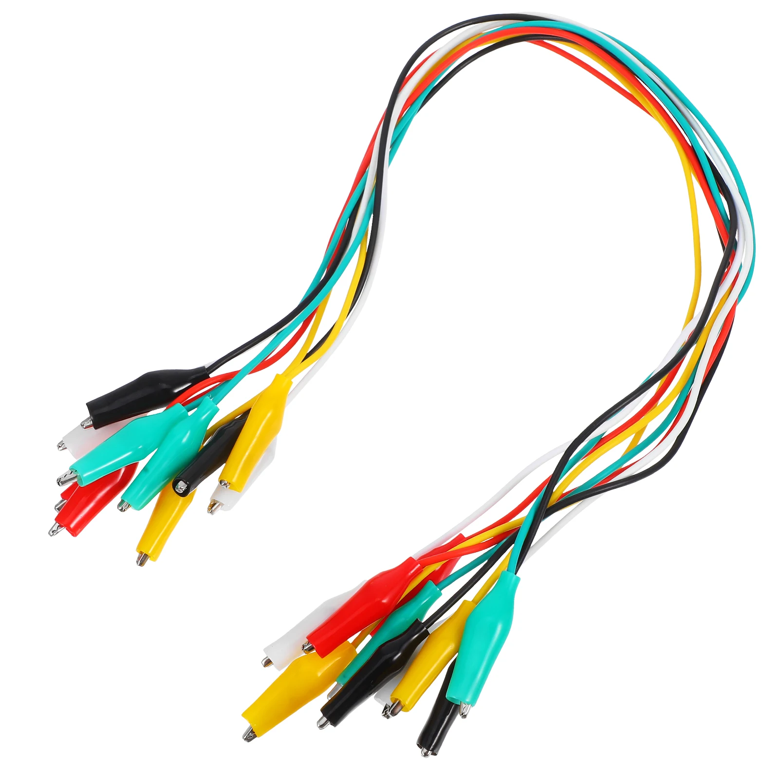 

10Pcs Double-Ended Alligator Clip Test Leads Secure Grip Micro Clips for Volt Meter Leads Power Supply Connections and