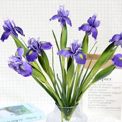 Real touch Irish Iris High Quality fake flowers new house room decor flores hand feel fleurs artificielles wedding decoration