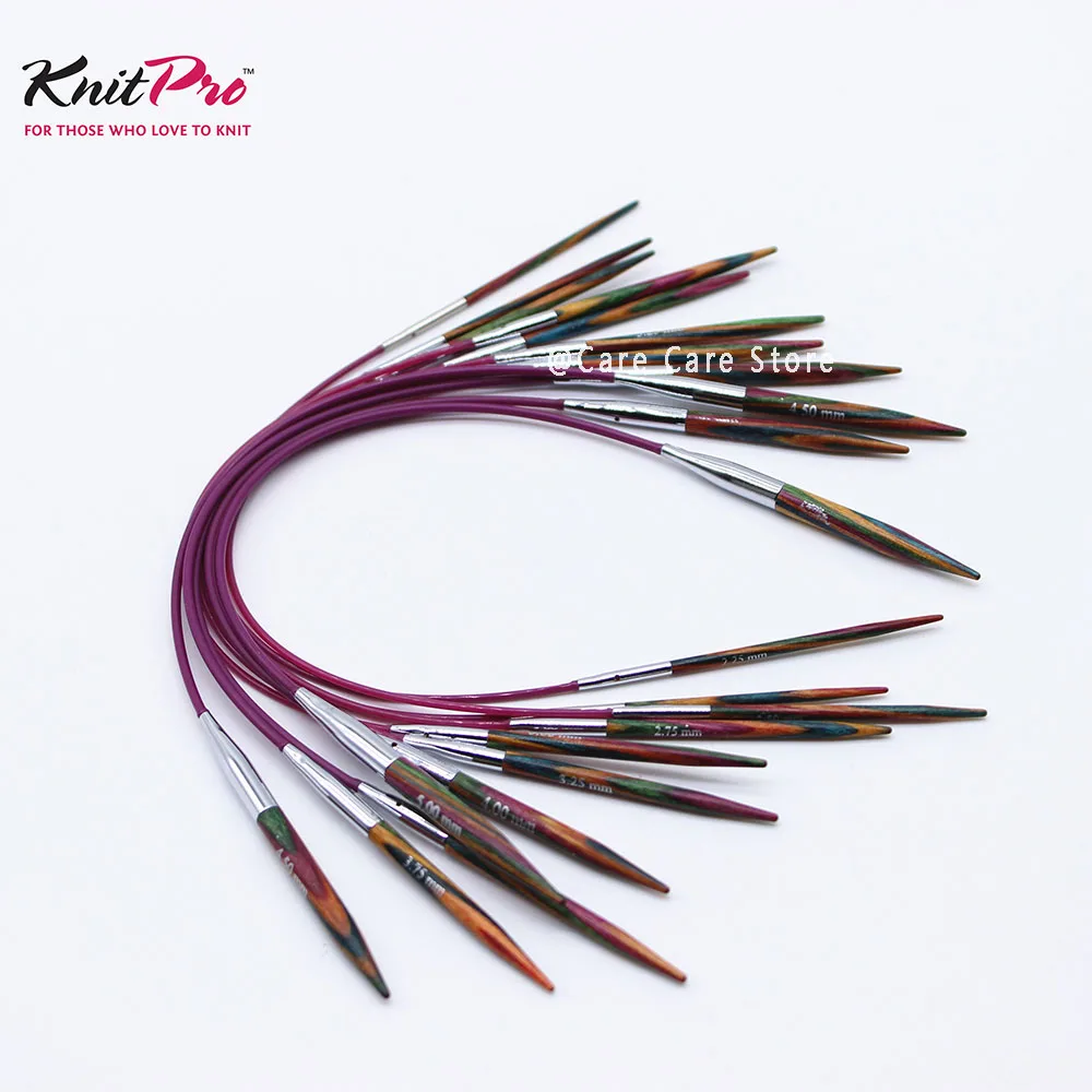 1Piece Knit Pro Symfonie 25cm Circular Knitting Needles Knitting Pro Sweater Knit Products Wooden Knitting Needles