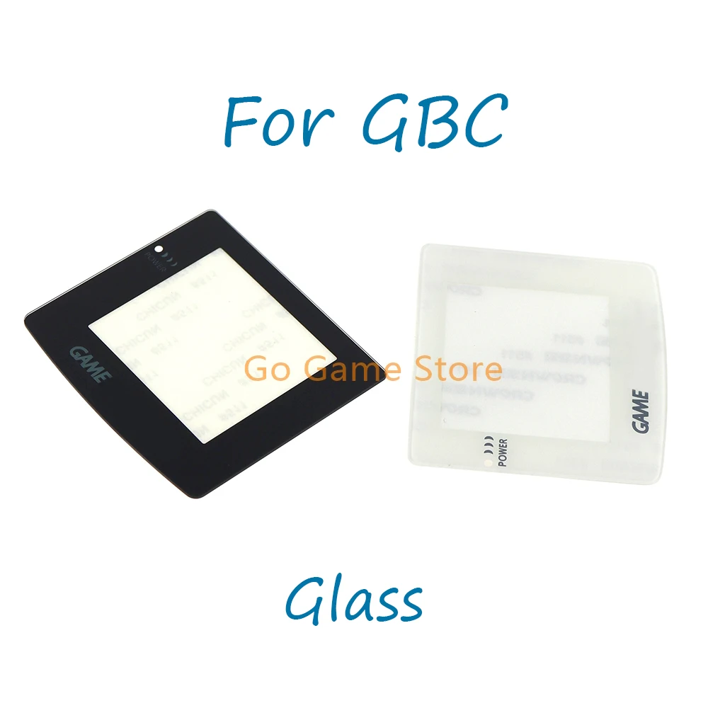 1pc For GBC White/Dark Grey Glass Screen Lens for GameBoy Color Game Console Protective Panel