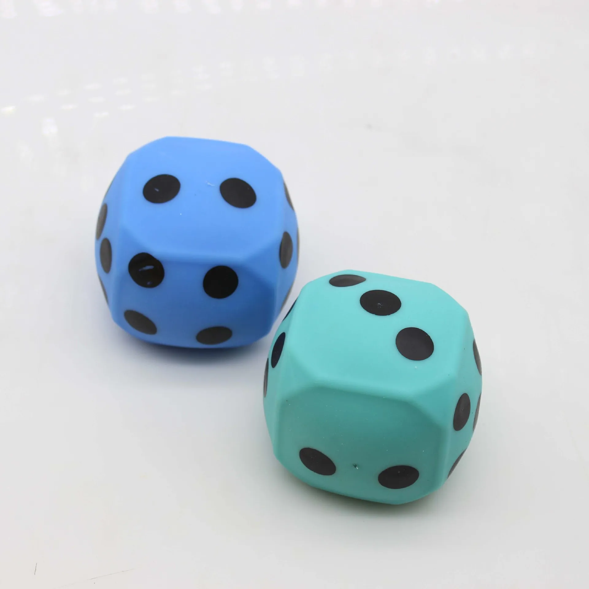 New 2024 Mahjong dice kneading music rebound decompression and venting tool creative flour filling color dice decompression toy