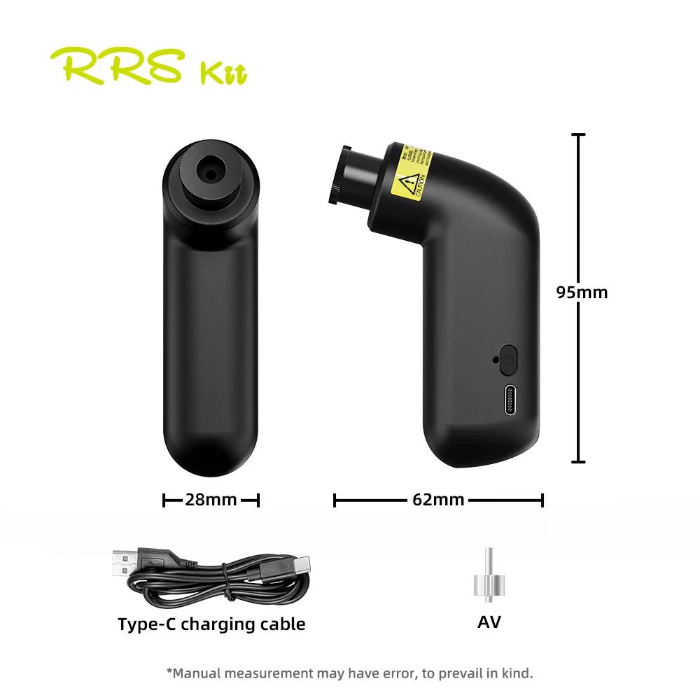 rrskit Mini Portable Bicycle Pump Rechargeable Air Inflator 100PSI MTB Road Bike Accessories for Bike Schrader Presta Tires