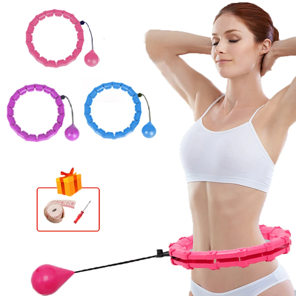 Einstellbare Sport Hoops Bauch Dünne Taille Übung Abnehmbare Massage Hoops Fitness Ausrüstung Gym Heimtraining Gewichtsverlust