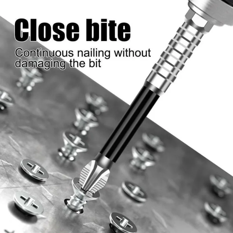 K5 مفك مغناطيسي مثقاب الخشب عدم الانزلاق مفك نصائح بت الصليب رئيس التدريبات الكهربائية مسامير سائق تأثير مقاومة بت