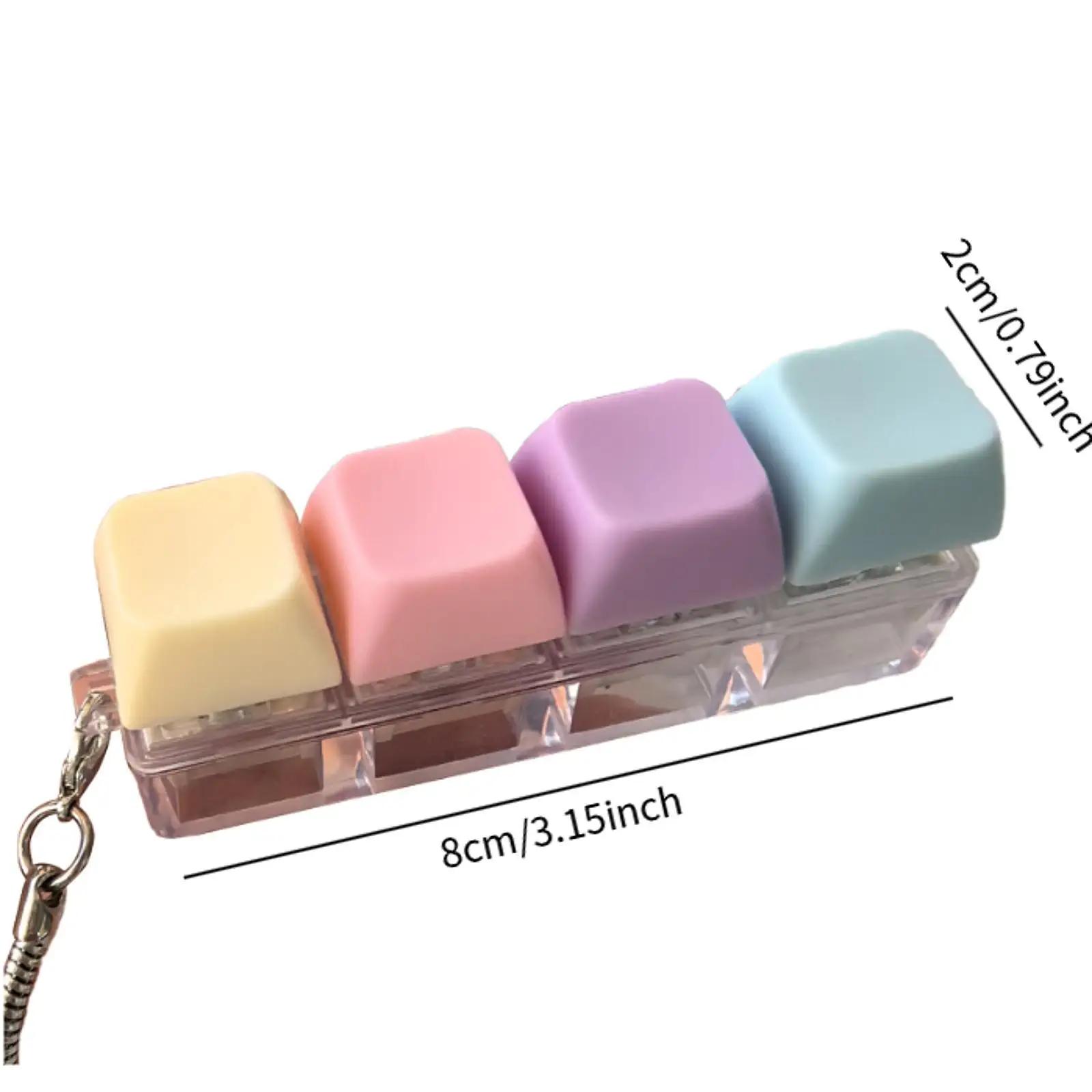 Клавиатура-брелок, сенсорная игрушка, легкий креатив для офиса и дома