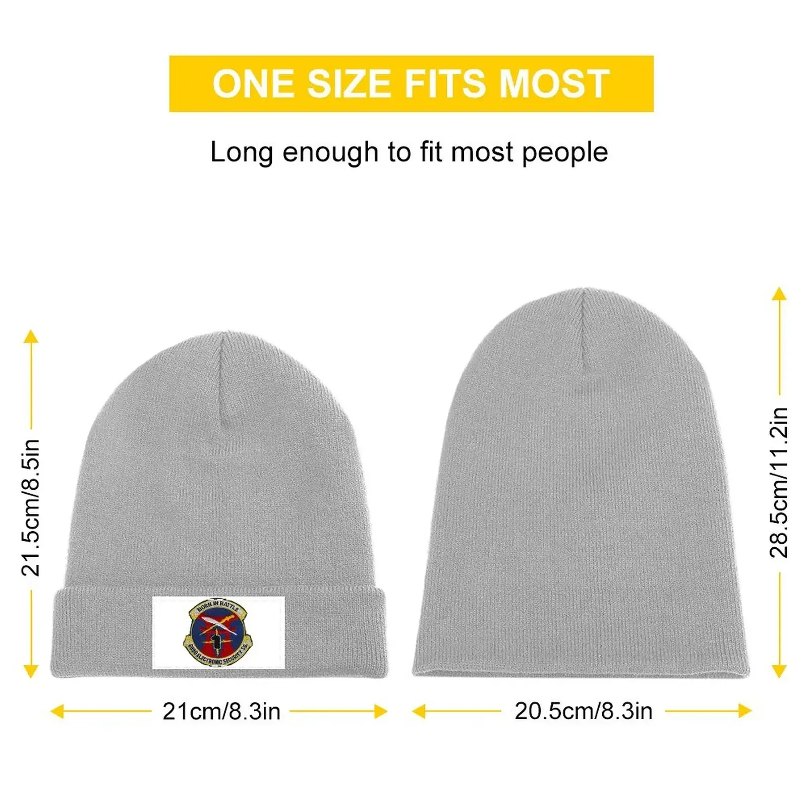 6990TH ELECTRONIC SECURITY SQUADRON Knitted Hat Thermal Visor funny hat Luxury Hat For Women Men's