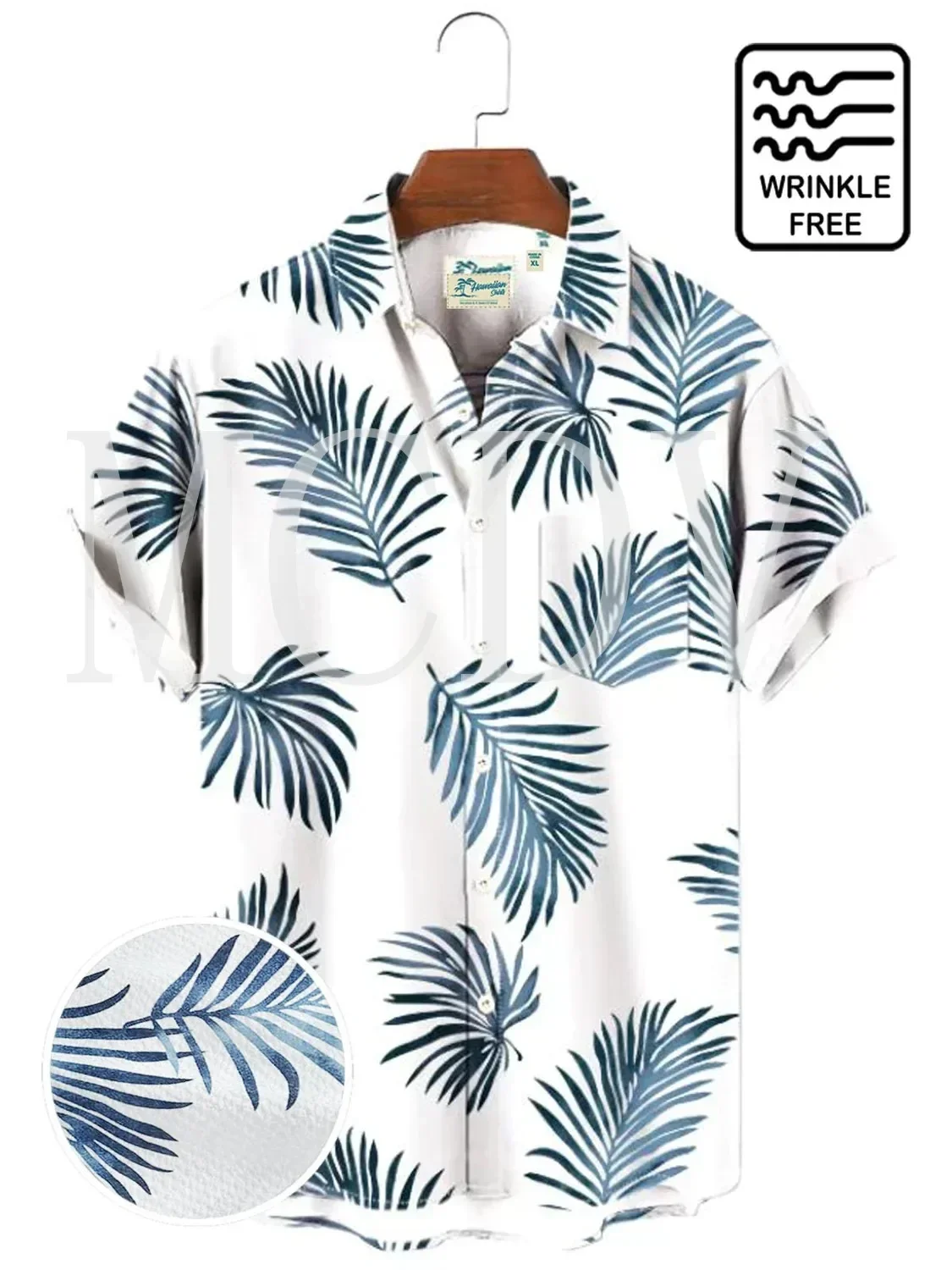 

Palm Tree Wrinkle Free 3D All Over Printed Hawaiian Shirt Men For Women Casual Breathable Hawaiian Short Sleeve Shirt