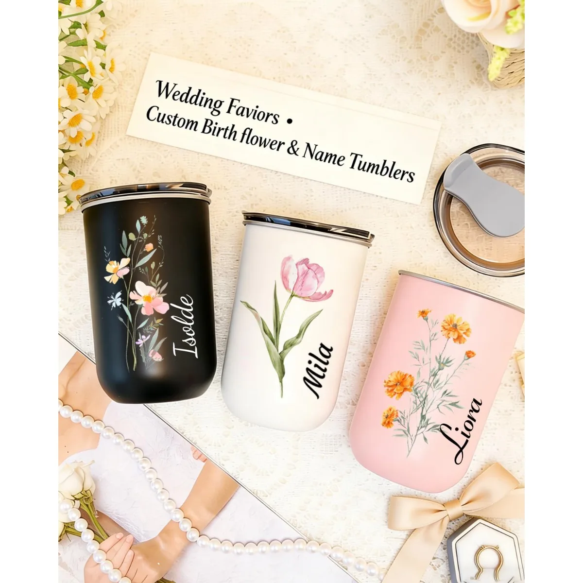 Custom Metal Stainless Steel Car Cup Insulated Water Bottle Coffee Mug, Gift For Family Friends Travel Outdoor Fitness Sports