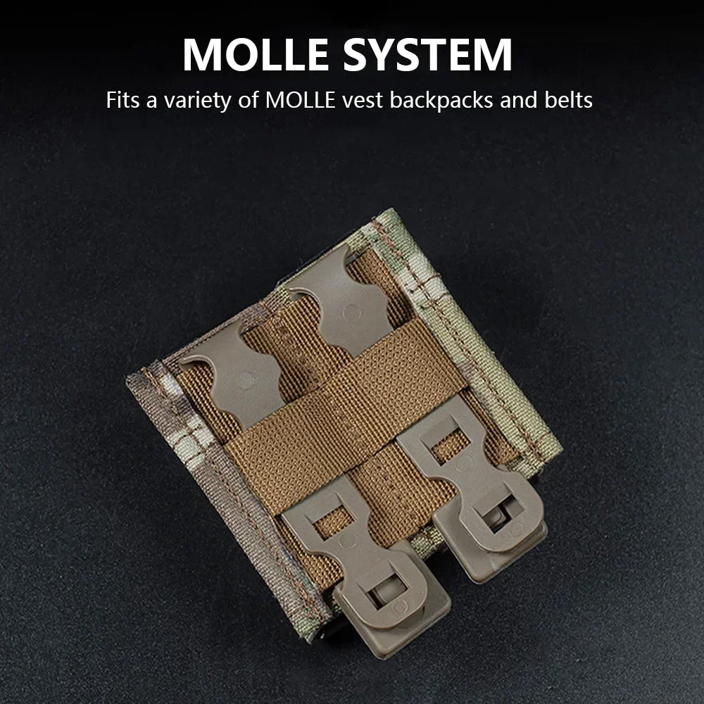 حقيبة مجلة بندقية صيد ، سريعة 9 ، حقيبة واحدة ، مزدوجة ، حامل إيرسوفت مع مشبك دعم من النايلون