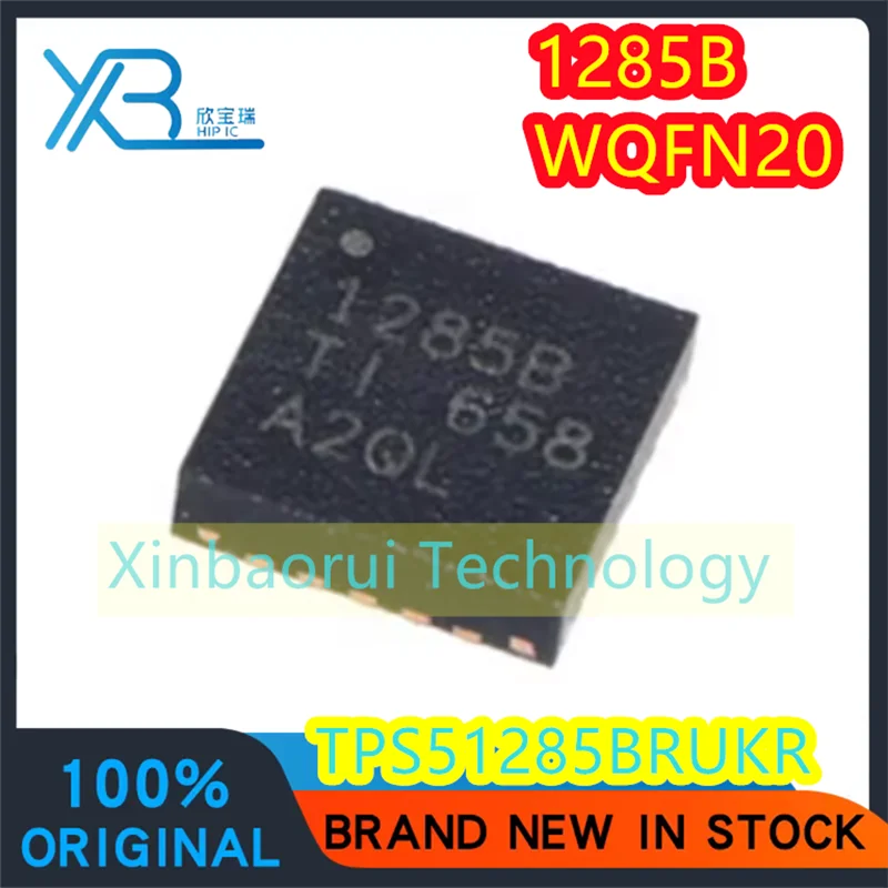 

(5/20pieces) TPS51285BRUKR TPS51285B 1285B New WQFN-20 Dual Channel Synchronous Buck Controller Chip Consumer Electronics