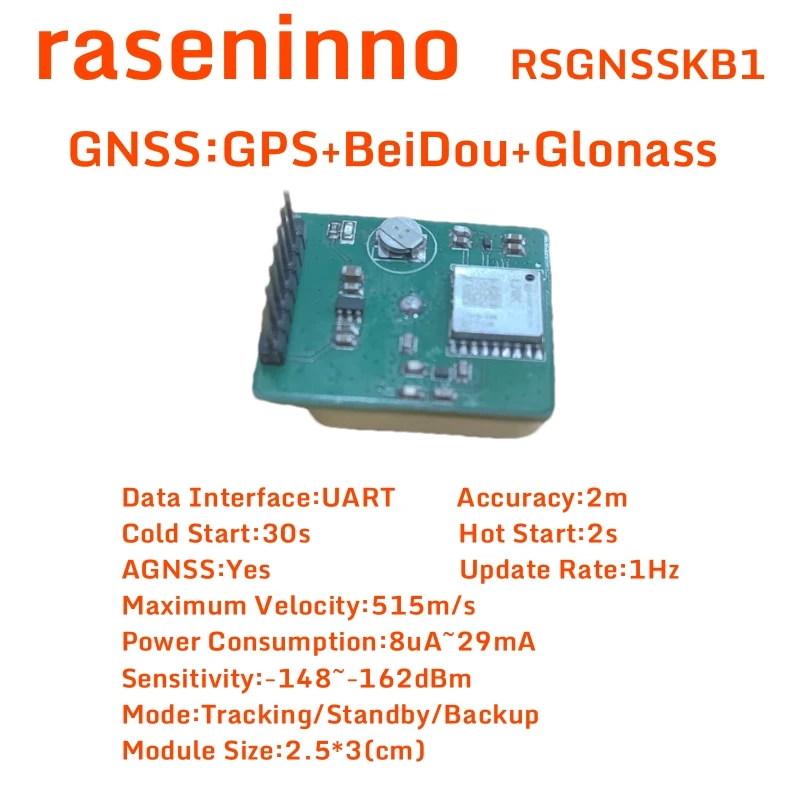 وحدة تحديد المواقع raseninno GNSS GPS GLONAS RSGNSSKB1 FPV خارج التحكم في الإنقاذ طائرات بدون طيار ذات أجنحة ثابتة هوائي سيراميك NMEA #5