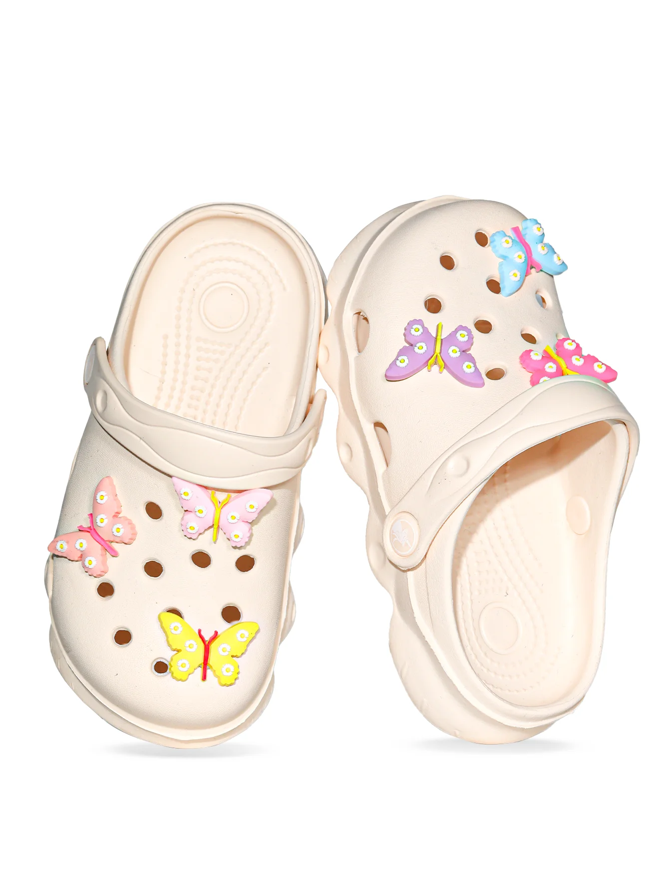 Kinder-Clogs, Leichte EVA-Gartenschuhe, Wasserdichte Rutschfeste Sandalen, Bequeme Slip-On Schuhe für Drinnen und Draußen 1214 – Detail 2
