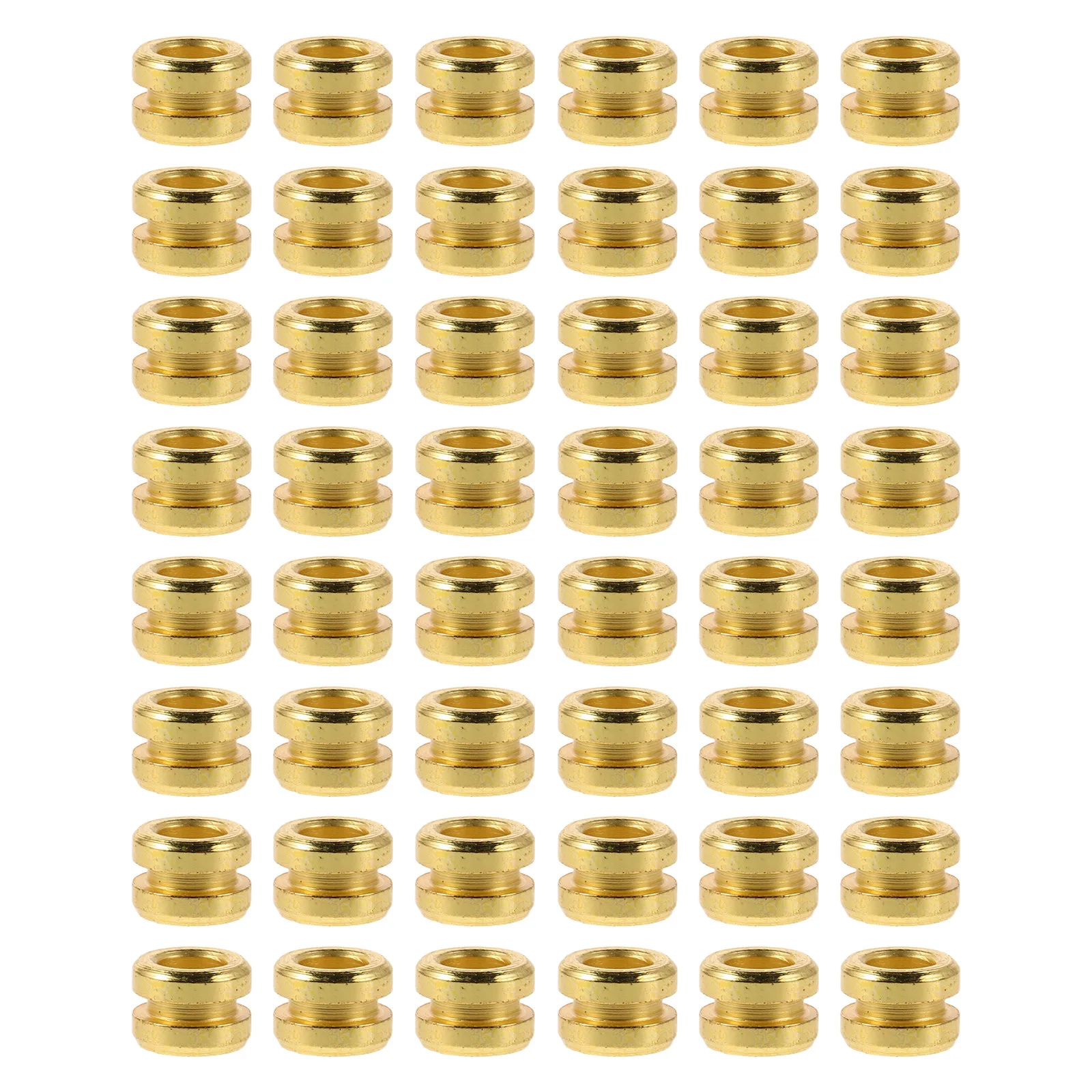 

50Pcs Metal Tail Beads for Strings Acoustic Guitar Replacement Parts Precision Crafted for Comfortable Playability Design