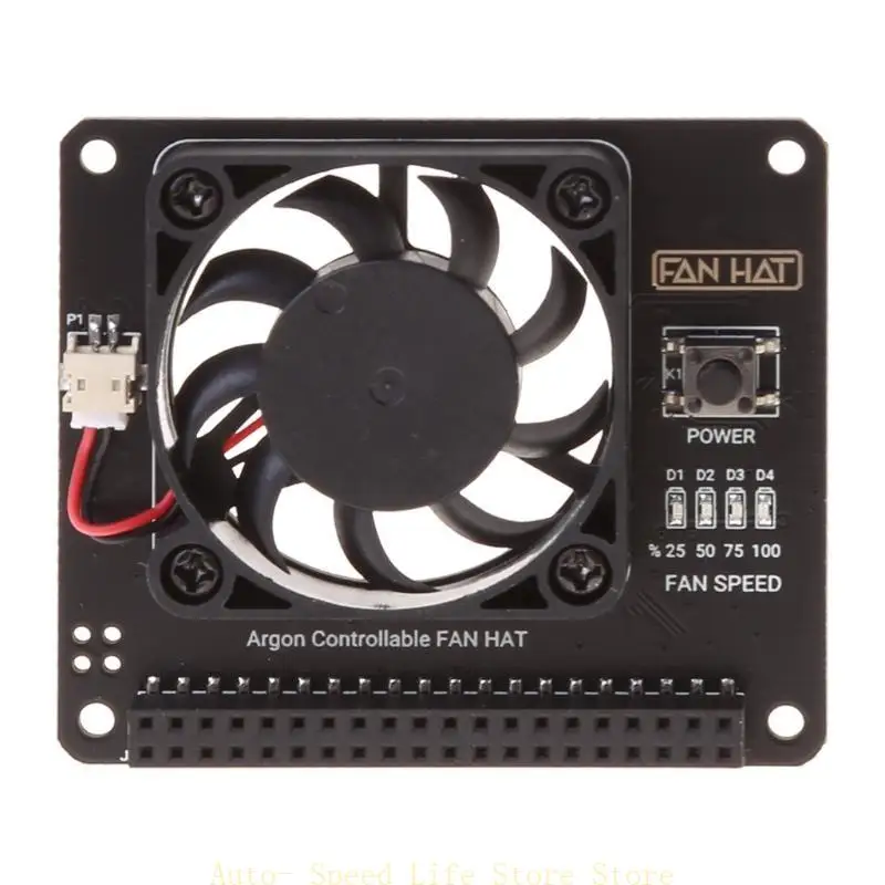 

02da 1 шляпа шляпа RGB охлаждающая шляпа с вентилятором для 3b+/3b