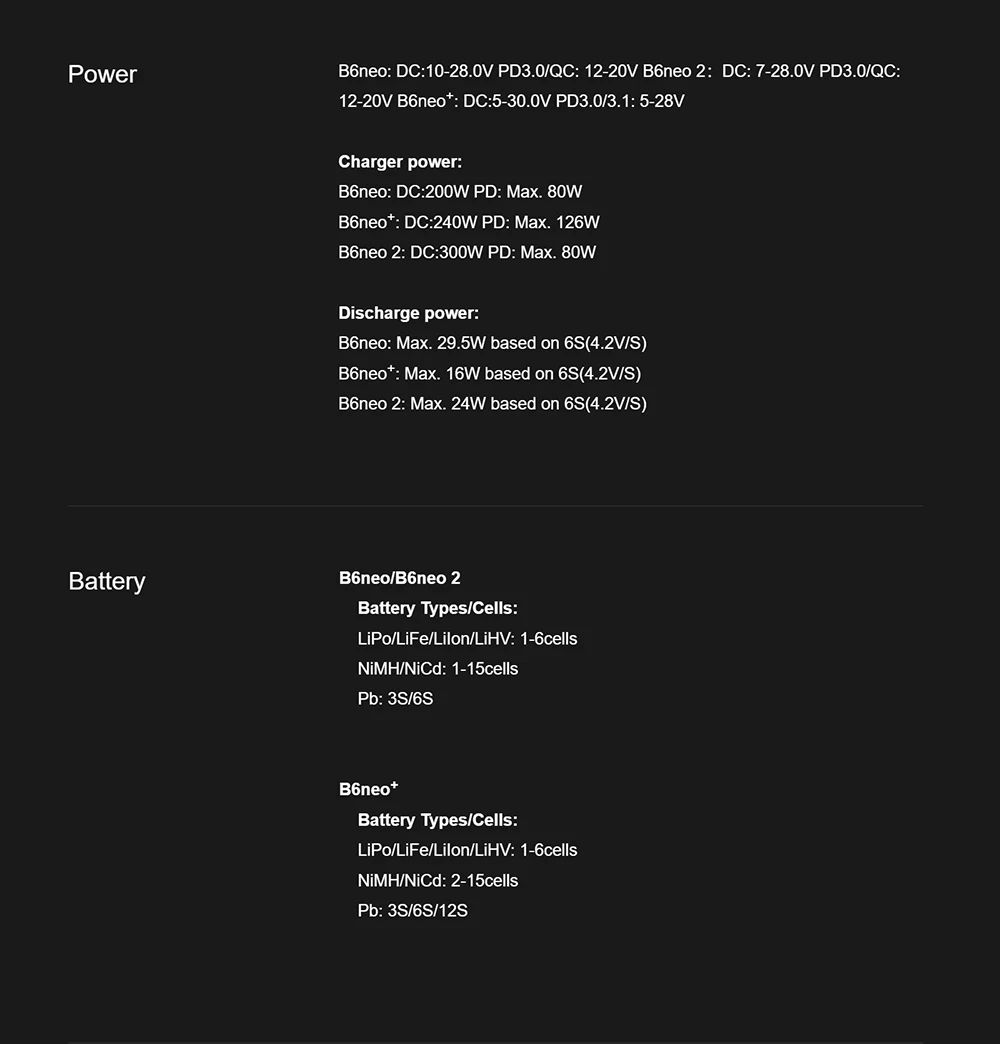 NEUES SKYRC B6neo 2 Smart Charger Multifunktions-Smart-Ladegerät DC 300 W PD 80 W LiPo/LiFe/Lilon/LiHV/NiMH/NiCd/Pb-Ladegerät – Detail 25