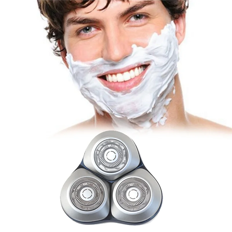 Новинка для электробритв Xiaomi Mijia S101, сменное лезвие, триммер для бороды, бритва для бритья, сменная головка-серый + серебристый