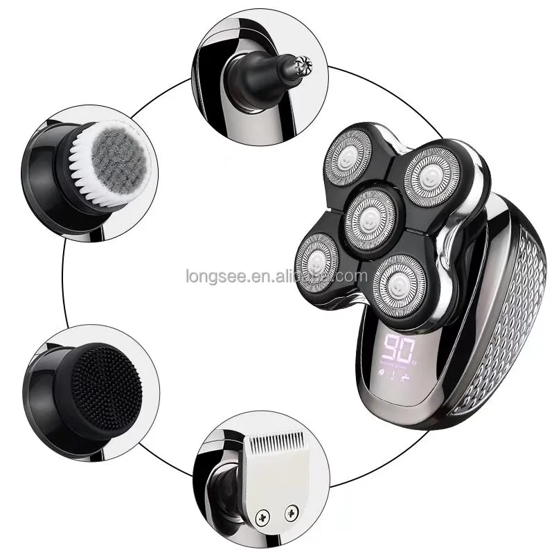 2026-new-model5-in-1-rotary-electric-4d-rechargeae-trimmer-electric-for-wet-dry-bald-head-shaver-flex-ades-for-a