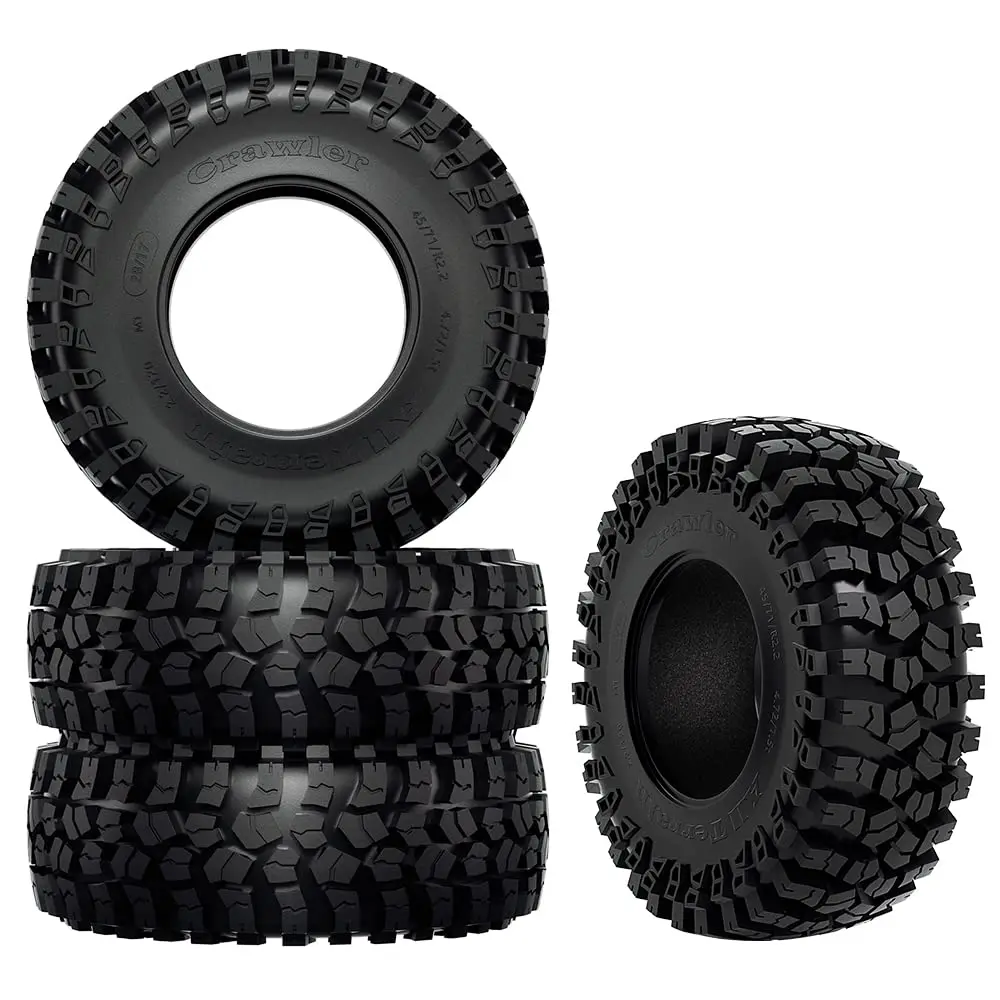 

Шины GLOBACT 2,2-дюймовые RC-шины Гусеничные шины RC 124*46 мм для 1/10 TRX4 TRX6 Axial SCX10 Redcat RC4WD RC Crawler Car (4 шт.)