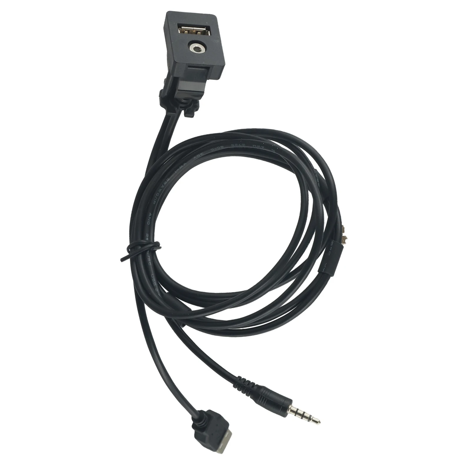 Car Audio Adapter 3.5mm AUX Extension Cable Practical And Reliable Wear-resistant Anti-corrosion Car Dashboard