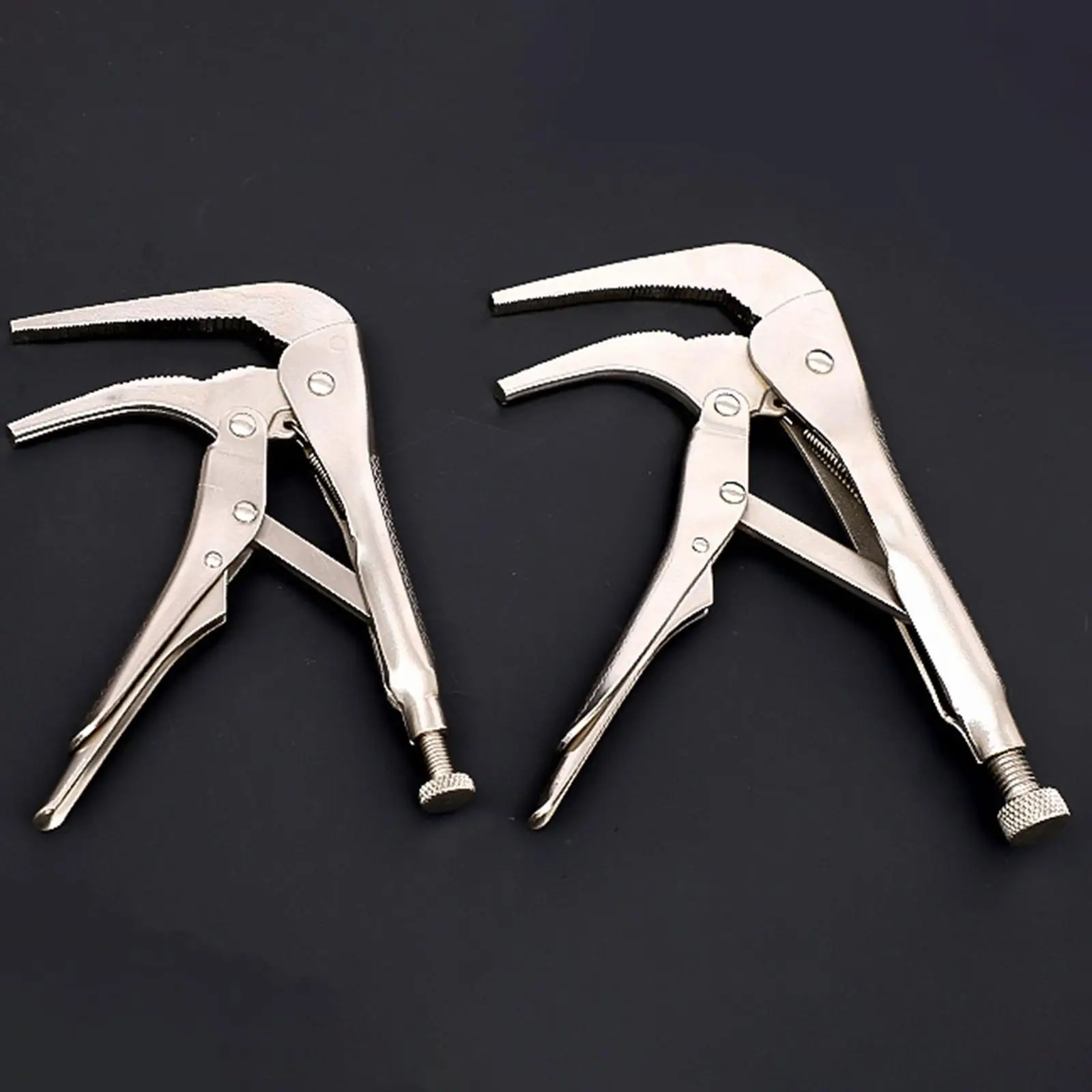 90 Degree Bent Nose Pliers Steel Welding Pliers for Hand Tool Home Repairing