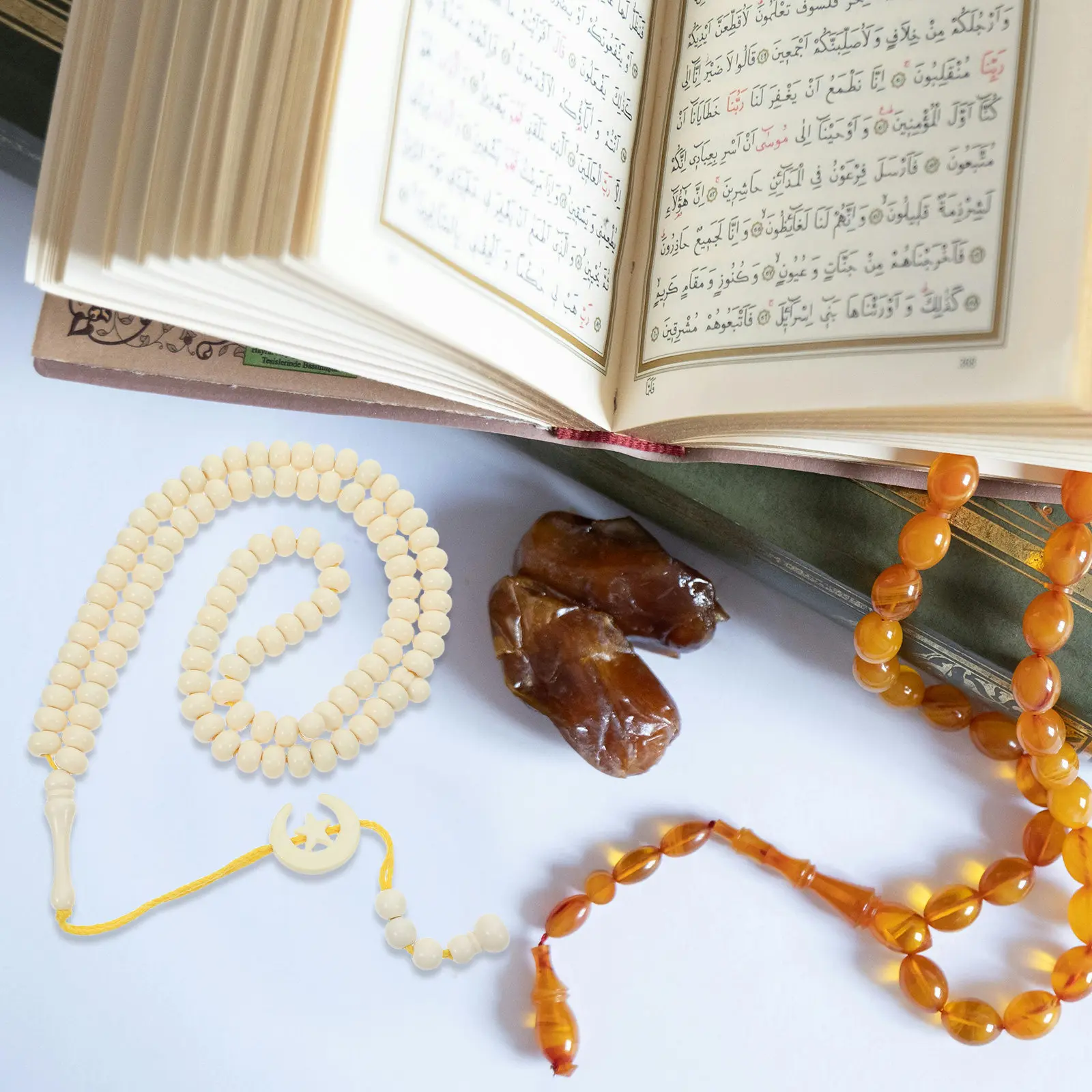 99 Beads Muslim Tasbih Prayer Beads 10Mm Handmade Islamic Rosary Portable for Worship Reflection Religious Tasbeeh Rosary