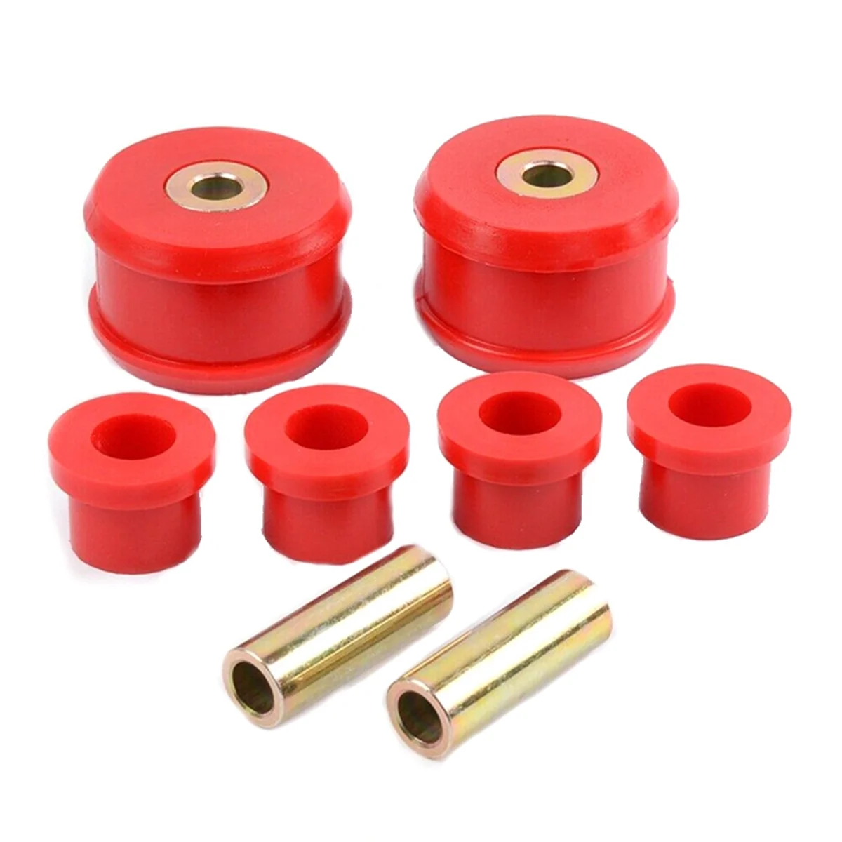 Car Front Control Arm Bushings Kit for VW Beetle MK4 Golf/Jetta MK2 MK3 MK4 1985-2006 Polyurethane Red Car