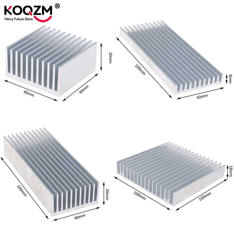 

✈Extruded Aluminum Heatsink For High Power LED IC Chip Cooler Radiator Heat Sink