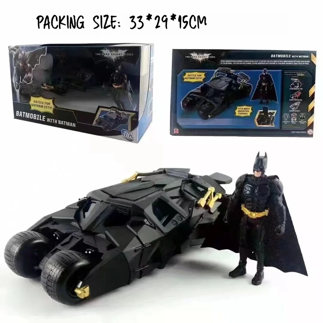 

Детская игрушка «Лига Справедливости» Бэтмен, экшн-фигурка, игрушка с моделью Бэтмобиля, скульптура, настольное украшение, подарок на день рождения, коллекционная