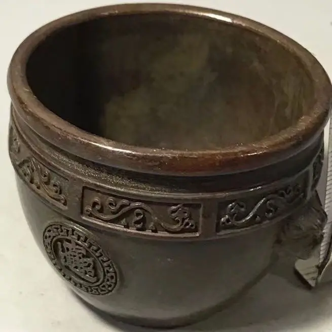 Imperial Bronze Urn Fengshui Treasure Bowl Home Office Business Opening Lucky Gift