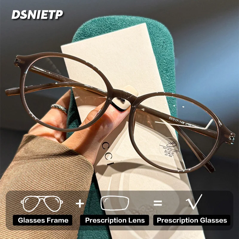 

ISLINO Fashion Customizable Ladies Reading Prescription Glasses Progressive Photochromic Anti Blue Light Myopia Luxury Eyewear