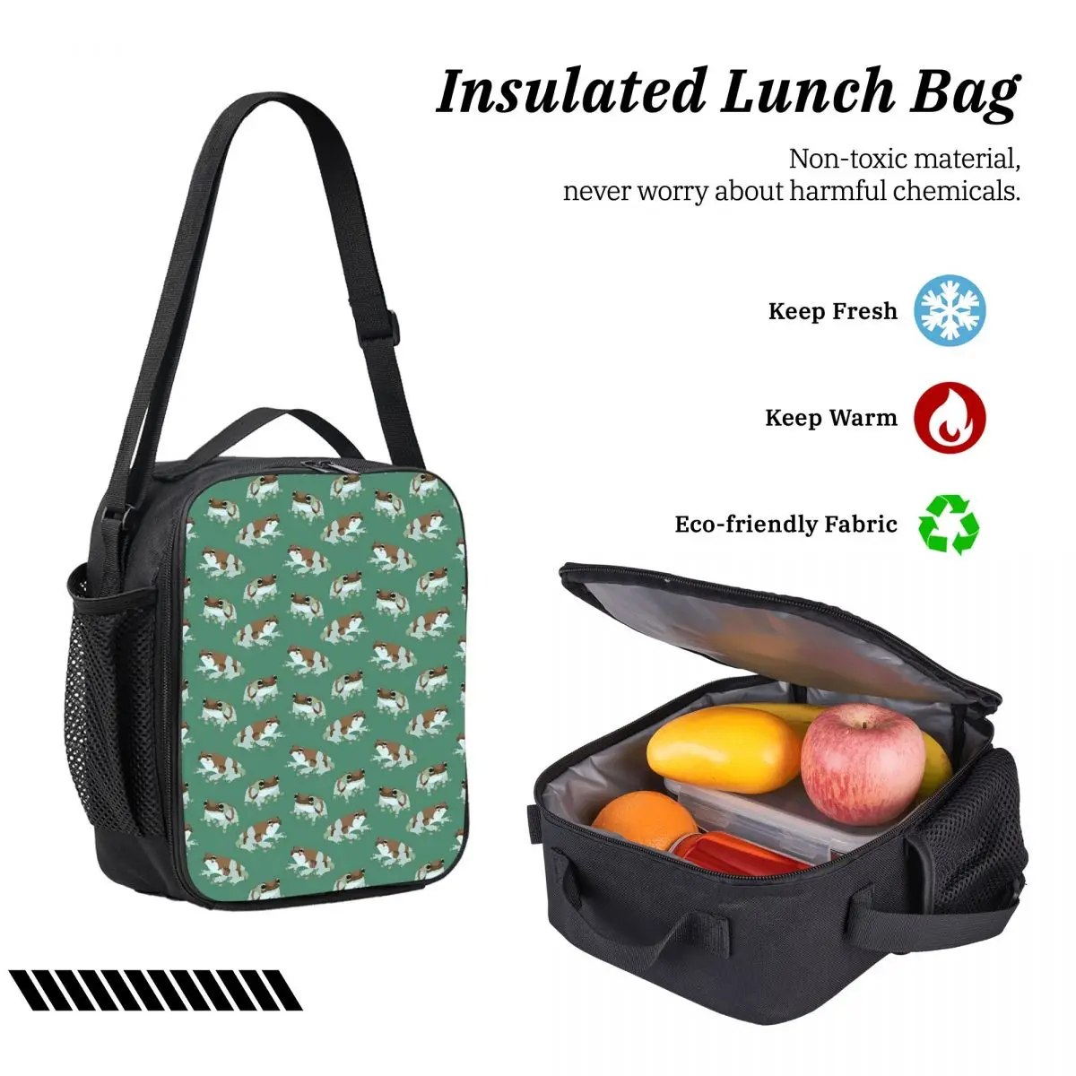 الأمازون الحليب الضفدع نمط حقيبة الظهر طالب بنين بنات BookBag حقيبة مدرسية كمبيوتر محمول حقائب الكتف 3ps معزول حقيبة الغداء مقلمة