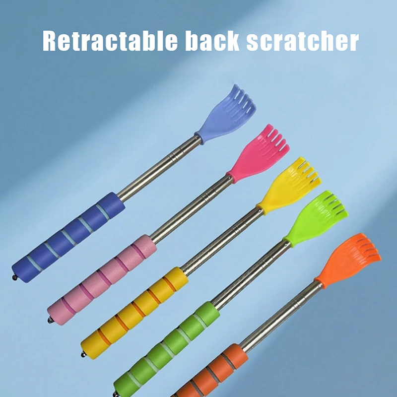 

1Pcs Telescopic Back Scratcher Portable Extendable Back Scratchers Men Women Hand Massage Tool Massage Claw Massage Tools