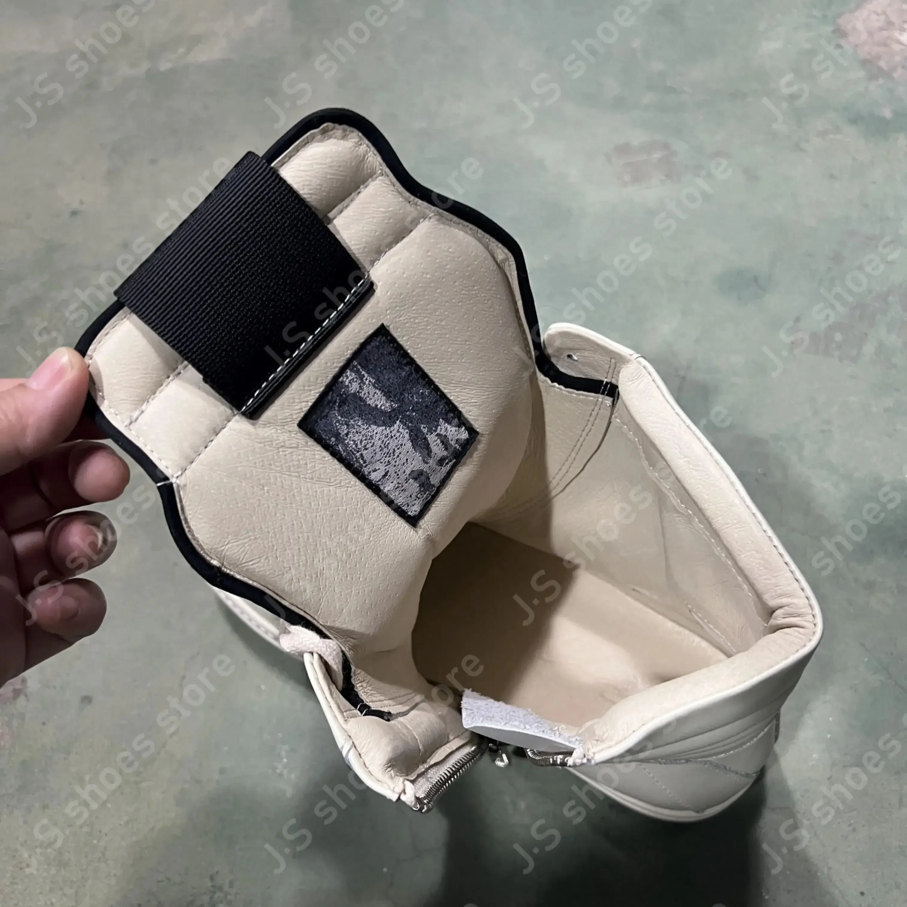 Ro كلاسيكي الأبيض الأحذية الجلدية جلد البقر أحذية رياضية عالية أعلى حذاء الرجال حذاء رياضة سستة النساء حذاء كاجوال الدانتيل يصل الفاخرة حذاء بوت بطول الكاحل #6