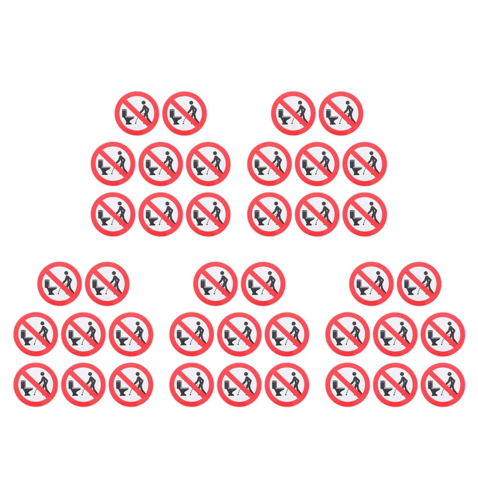 40 pcs  Toilet Target Aiming Stickers Hit The Targets Stickers for Toilet Training,Toilet Pee Reminder Stickers for Bathroom Toi