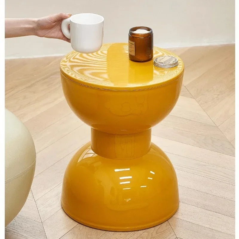 

Creative Plastic Small Stool Thickened Household Cream Dining Stool Small Household Stool Scandinavian Shoe-changing