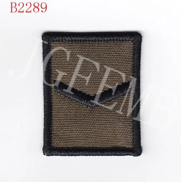 Green British Army MTP Hat Embroidery Patch