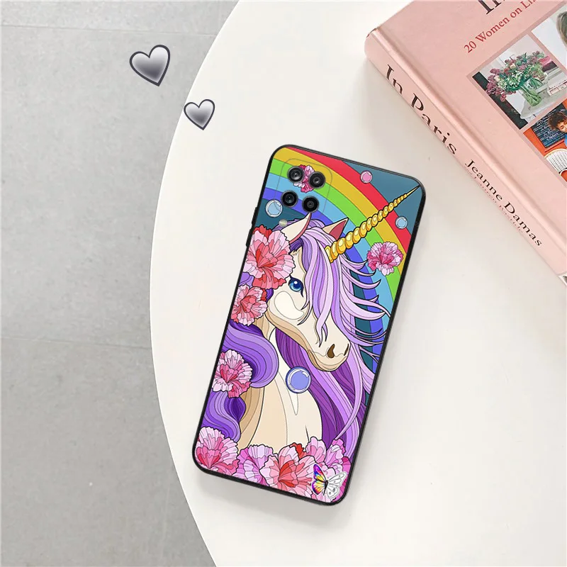 Phone Case for Samsung A40 A51 A52 A53 A54 A71 A72 A73 A74 A41 A42 A31 A32 A33 A34 A50 a70 Hourglass Dragon Black Silicone Cover