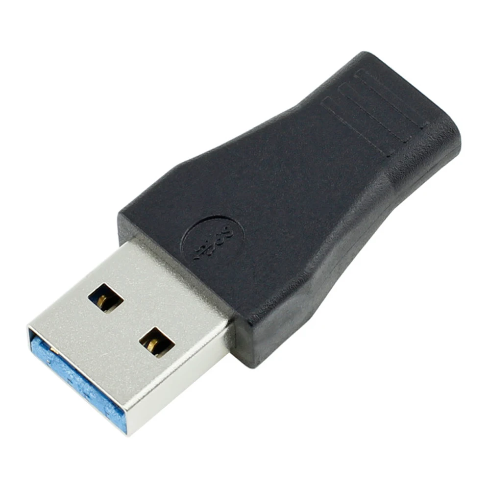 USB 3.0 Male to USB-C USB 3.1 Type C Type-C Female Adapter Connector Adaptor USB 3.0 SuperSpeed Black