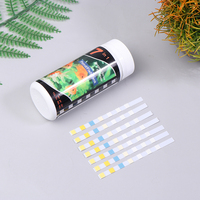50/100Pcs 7 In 1 Aquarium Test Strips Fish Test Set Aquarium Water Hardness Test Strips Emergency Home Easy Testing