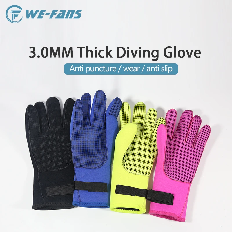 

Diving Gloves 3mm Neoprene Scratch-resistan Keep Warm For Snorkeling Paddling Surfing Canoeing Spearfishing Skiing Water Sports